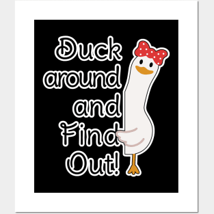 Duck around and find out Posters and Art